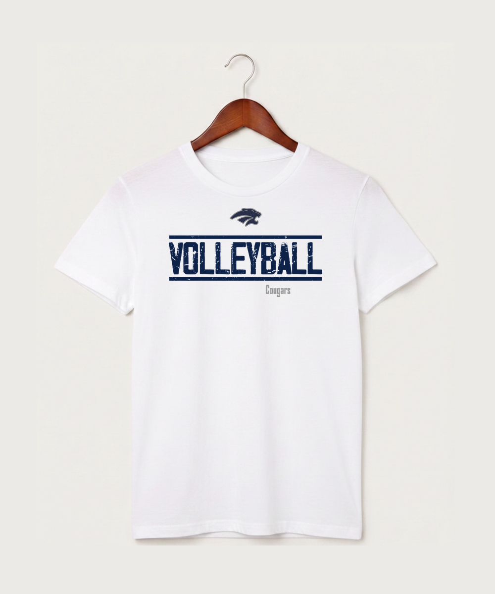 Zumbrota Mazeppa High School Volleyball (Girls) - White T-Shirt - Full Front