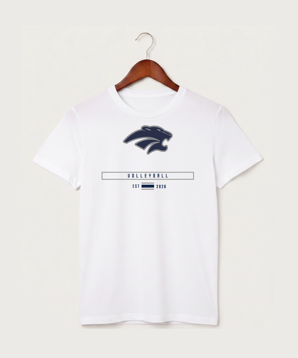Zumbrota Mazeppa High School Volleyball (Girls) - White T-Shirt - Full Front