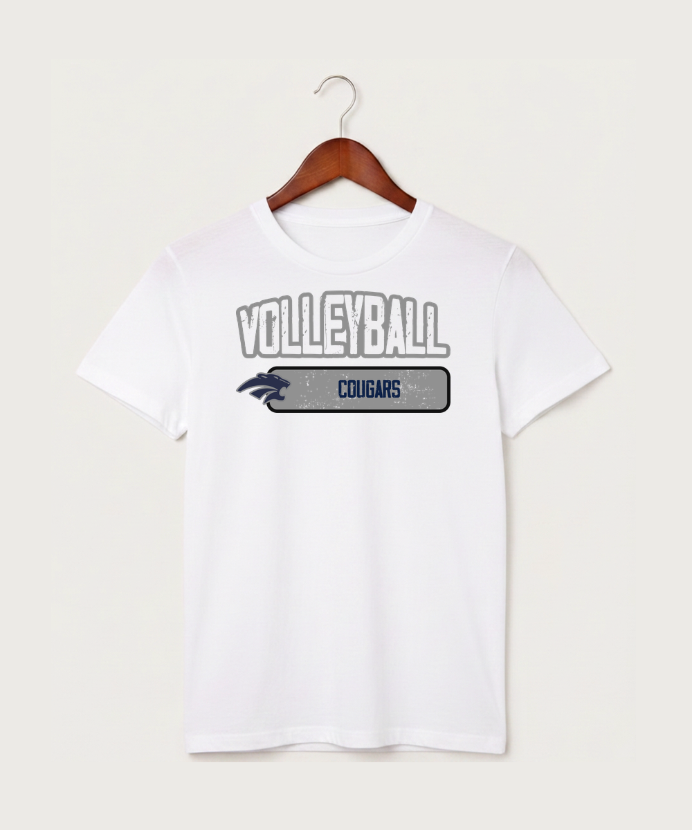 Zumbrota Mazeppa High School Volleyball (Girls) - White T-Shirt - Full Front