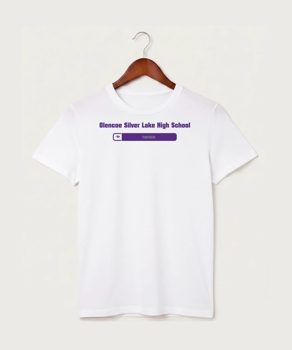 Glencoe Silver Lake High School Athletics - White T-Shirt - Full Front