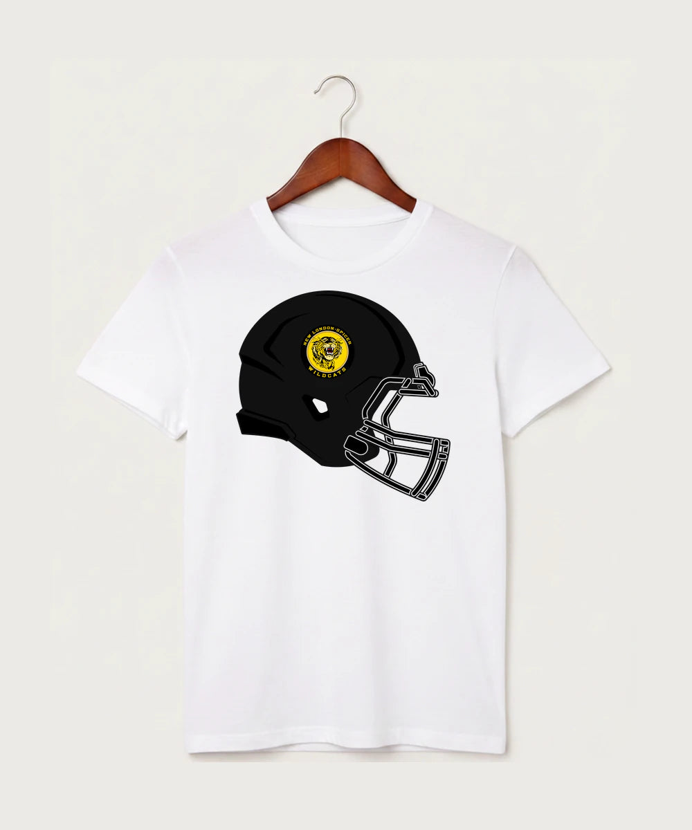 New London Spicer High School Football (Boys) - White T-Shirt - Full Front