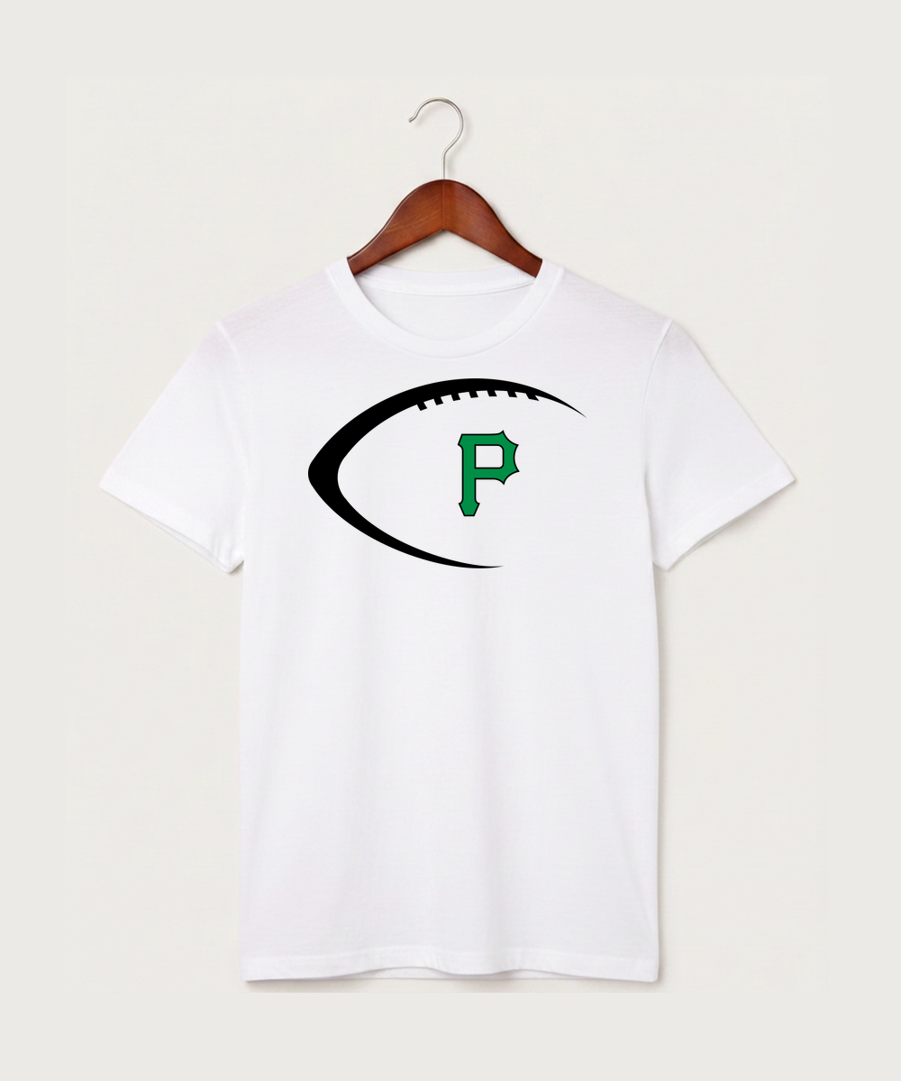 Pipestone Area High School Football (Boys) - White T-Shirt - Full Front