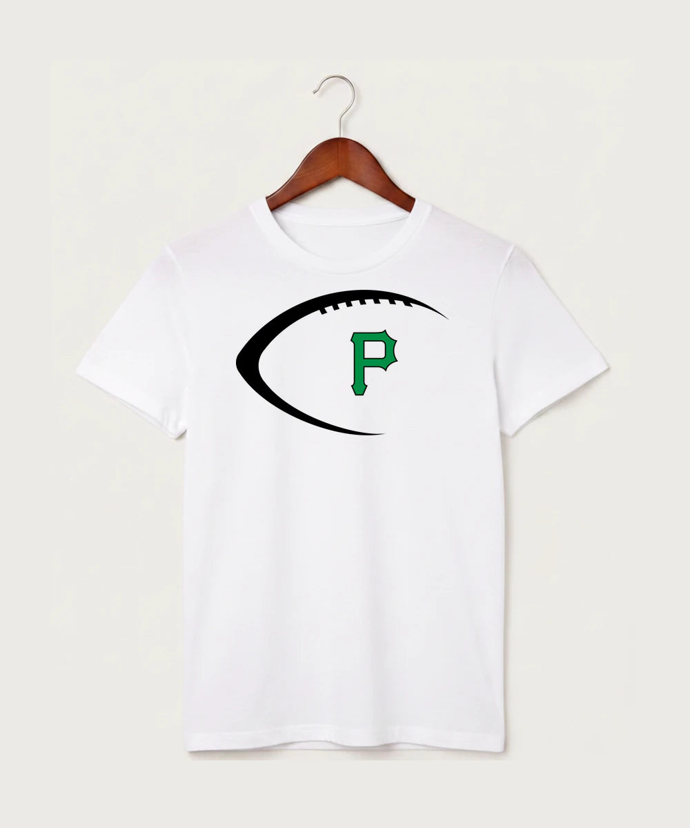 Pipestone Area High School Football (Boys) - White T-Shirt - Full Front