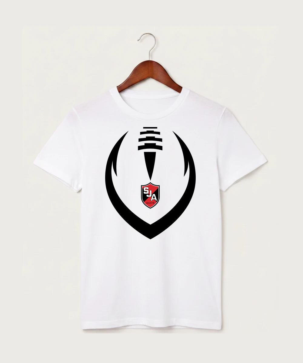 Saint James High School Football (Boys) - White T-Shirt - Full Front