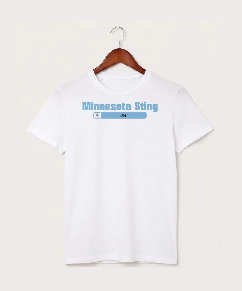 Minnesota Sting Athletics - White T-Shirt - Full Front