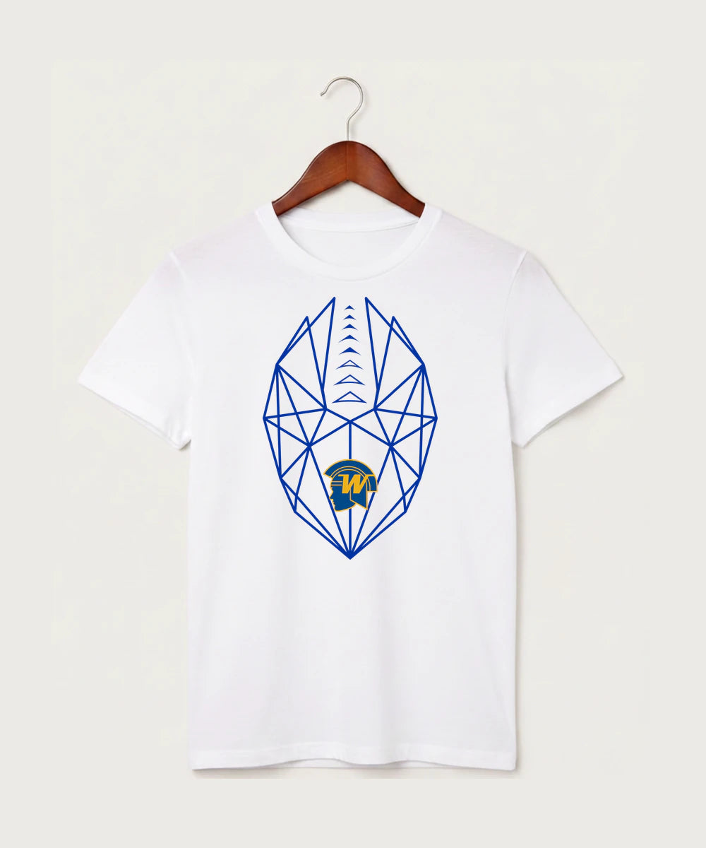 Wayzata High School Football (Boys) - White T-Shirt - Full Front