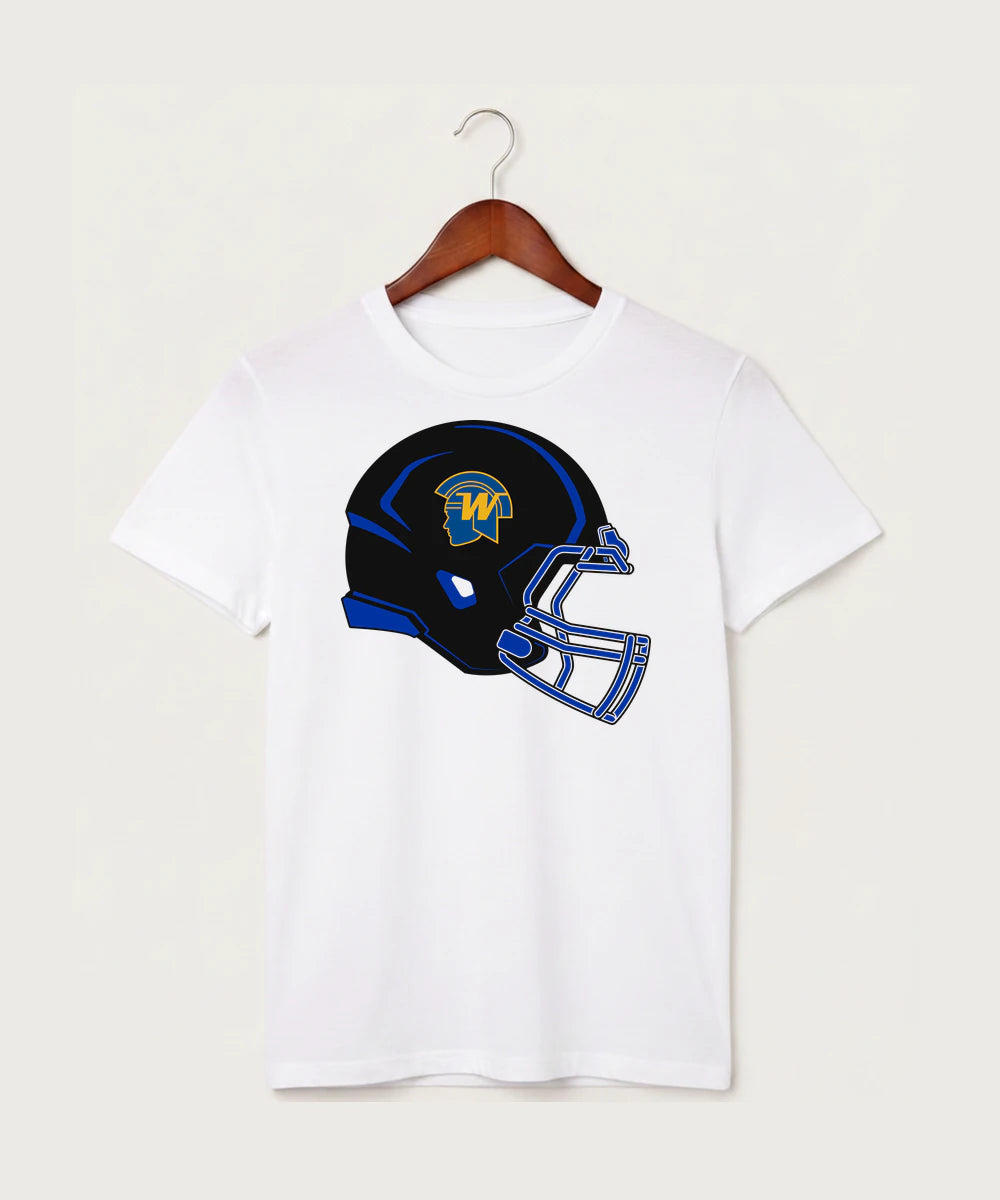 Wayzata High School Football (Boys) - White T-Shirt - Full Front