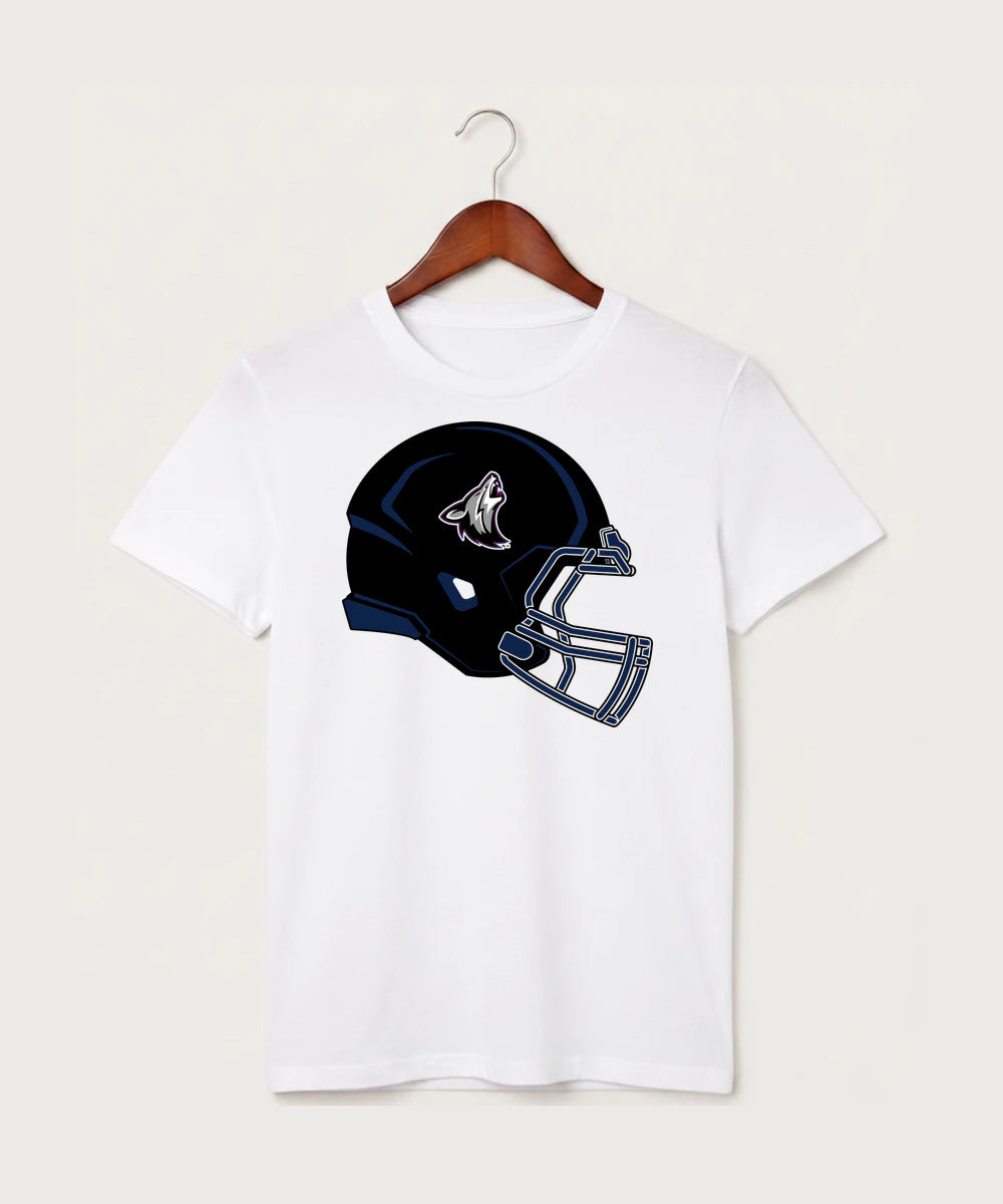 Heron Lake-Okabena High School Football (Boys) - White T-Shirt - Full Front