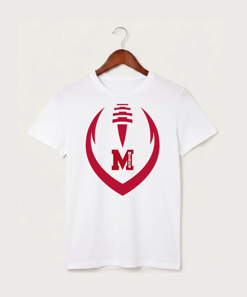 Mcgregor High School Football (Boys) - White T-Shirt - Full Front
