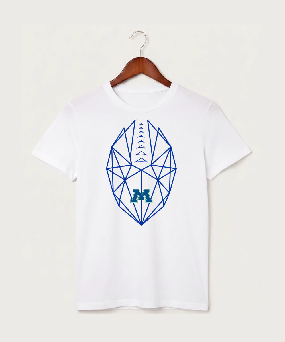 Minnewaska Area High School Football (Boys) - White T-Shirt - Full Front
