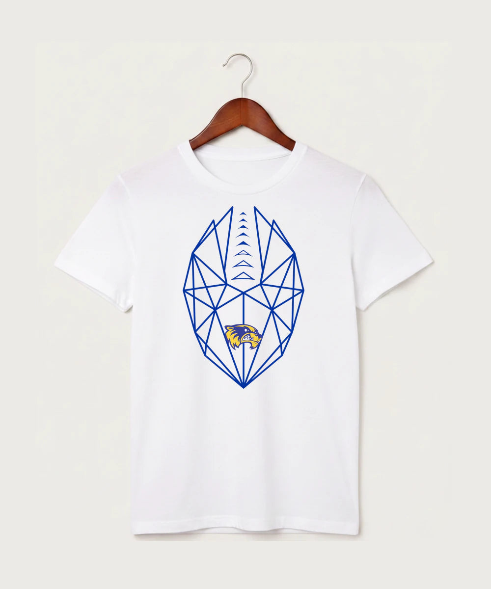 Wadena Deer Creek High School Football (Boys) - White T-Shirt - Full Front