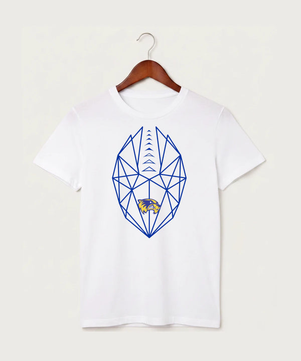 Wadena Deer Creek High School Football (Boys) - White T-Shirt - Full Front