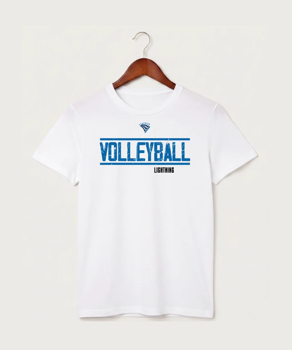 Eastview High School Volleyball (Girls) - White T-Shirt - Full Front