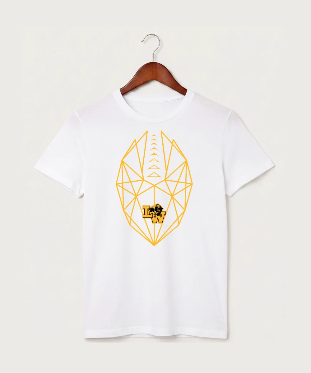 Le-Win Football - White T-Shirt - Full Front