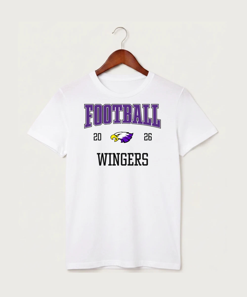 Red Wing High School Football - White T-Shirt - Full Front