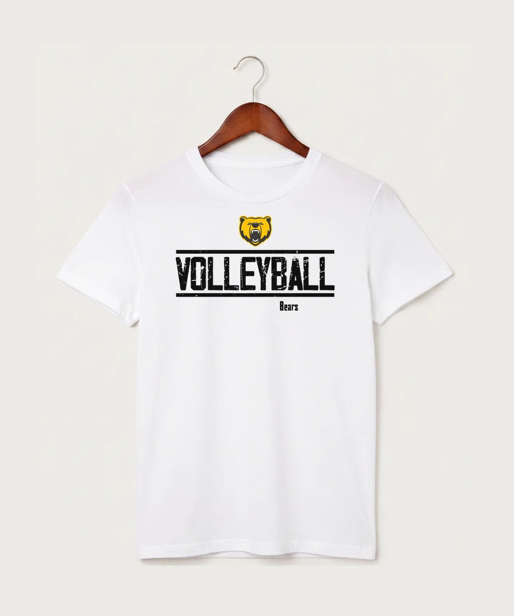 Byron High School Volleyball (Girls) - White T-Shirt - Full Front