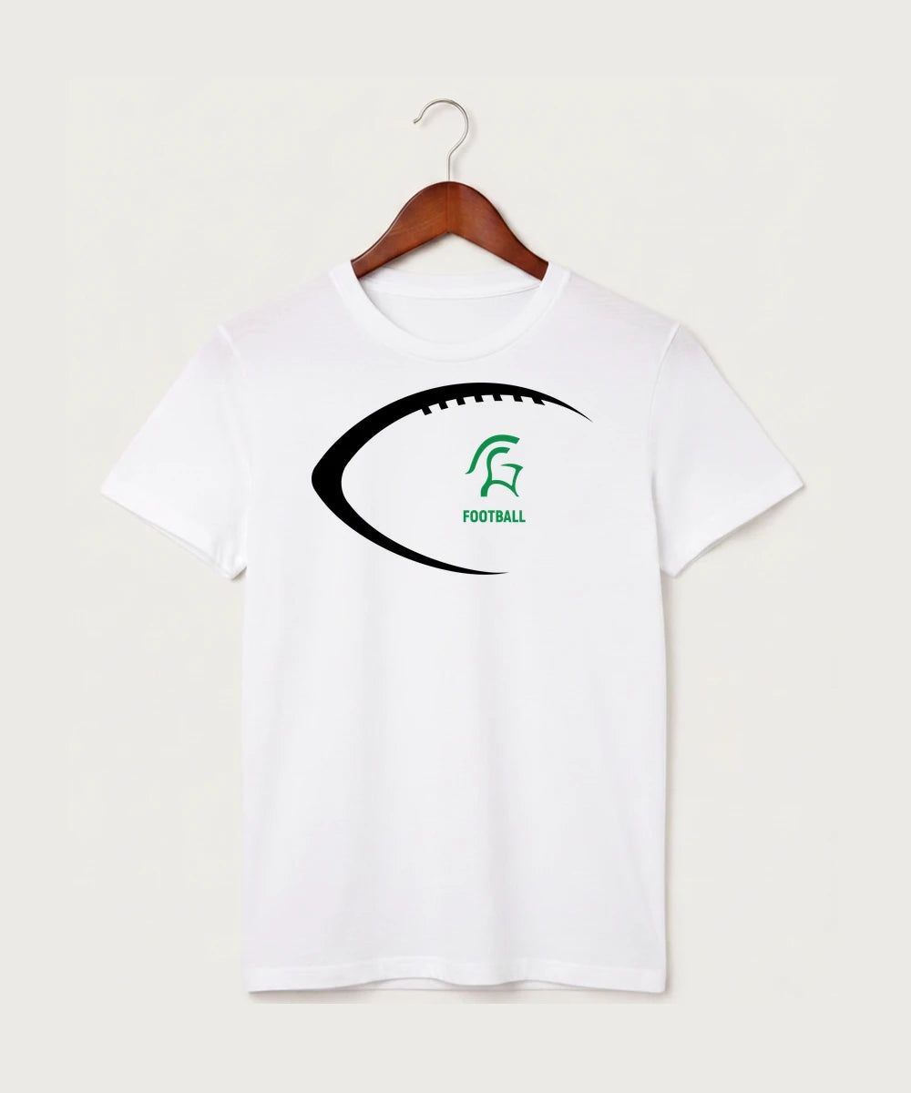 La Crescent-Hokah High School Football (Boys) - White T-Shirt - Full Front