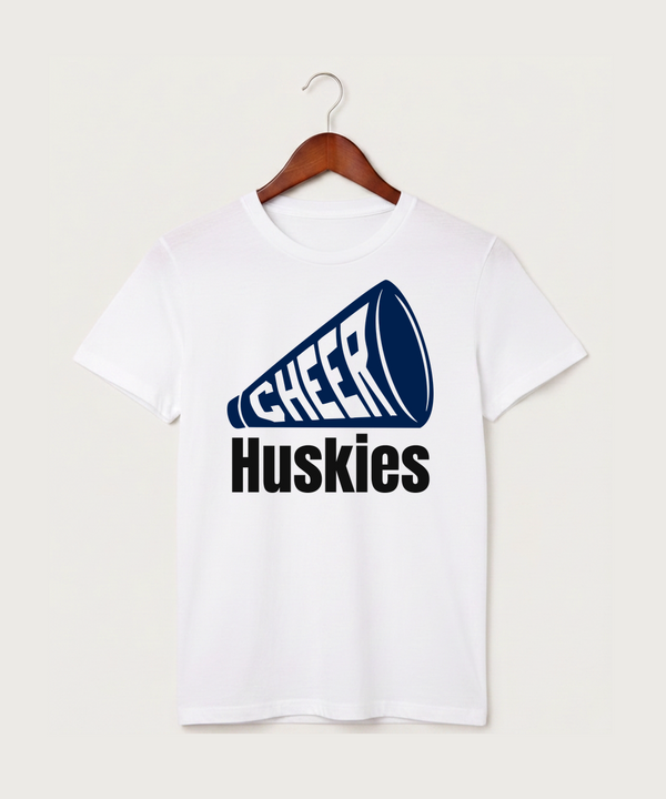 Albany High School Cheerleading - White T-Shirt - Full Front