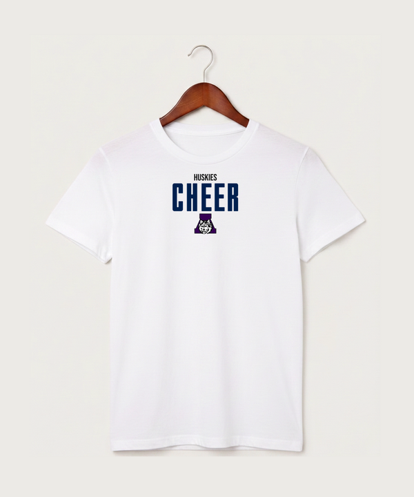 Albany High School Cheerleading - White T-Shirt - Full Front