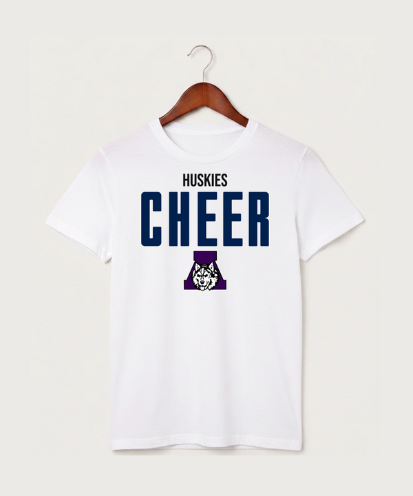 Albany High School Cheerleading - White T-Shirt - Full Front