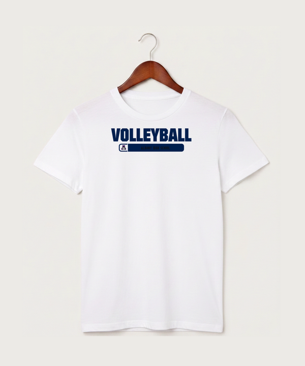 Albany High School Volleyball (Girls) - White T-Shirt - Full Front