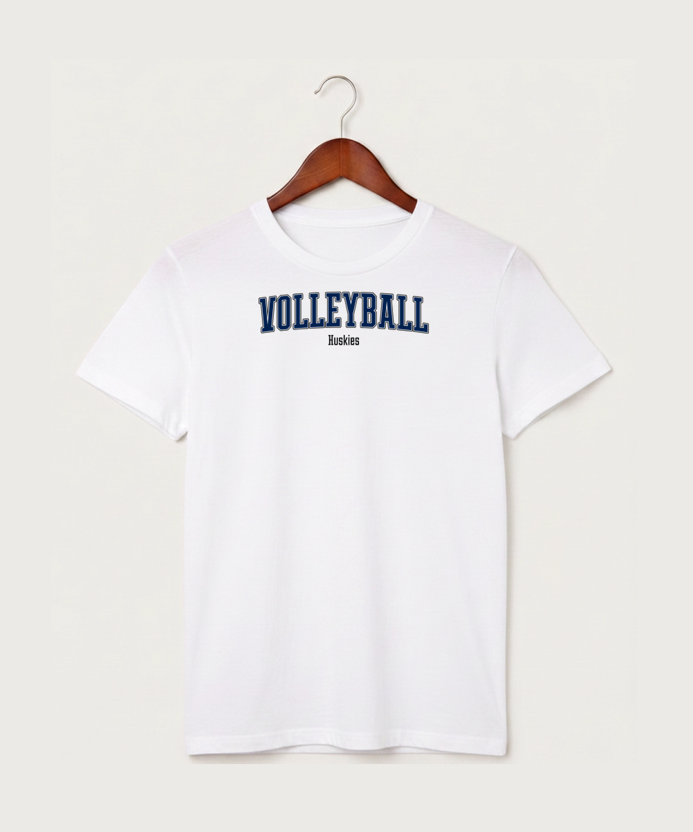 Albany High School Volleyball (Girls) - White T-Shirt - Full Front