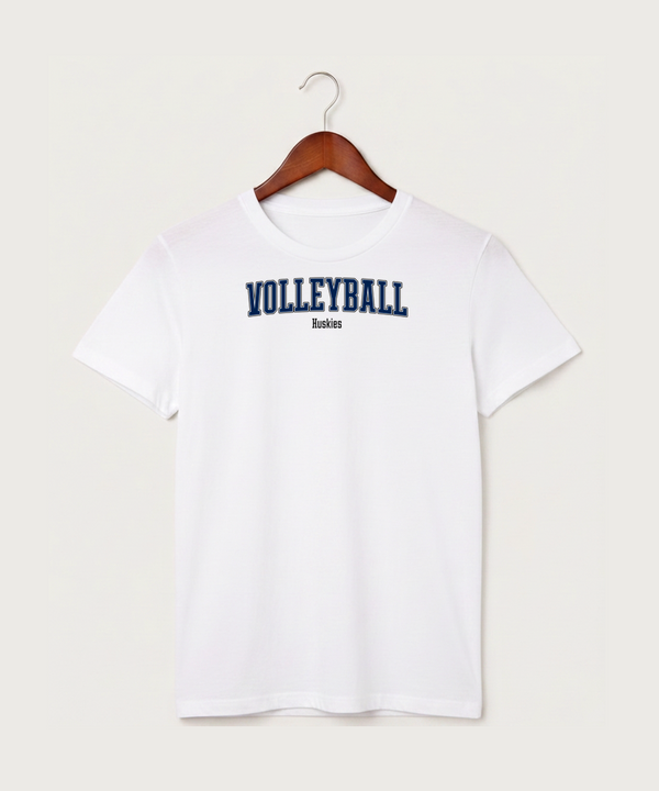 Albany High School Volleyball (Girls) - White T-Shirt - Full Front