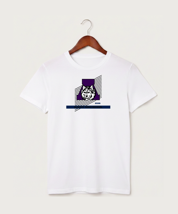 Albany High School Athletics - White T-Shirt - Full Front