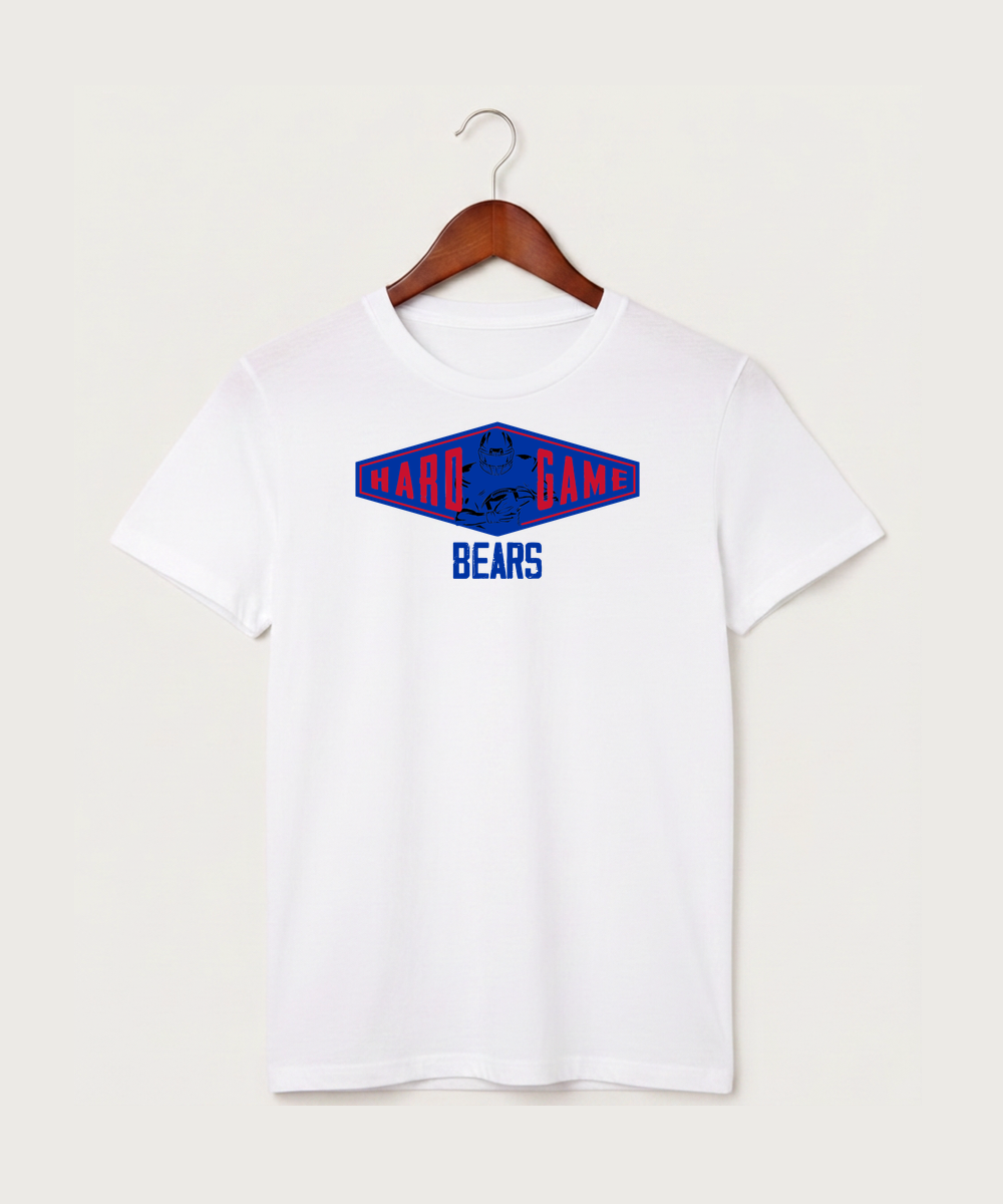 Bertha Hewitt High School Football (Boys) - White T-Shirt - Full Front