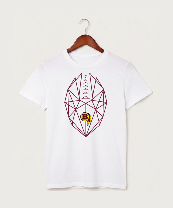 Benson High School Football (Boys) - White T-Shirt - Full Front