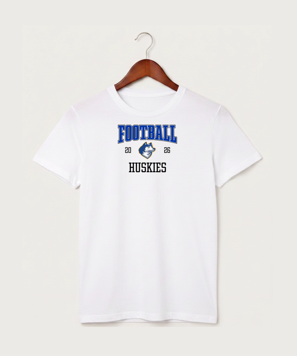Bigfork Senior High School Football (Boys) - White T-Shirt - Full Front