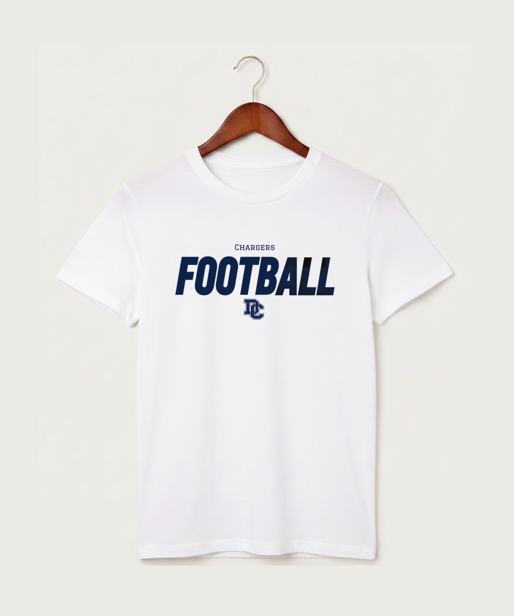 Dassel Cokato High School Football (Boys) - White T-Shirt - Full Front