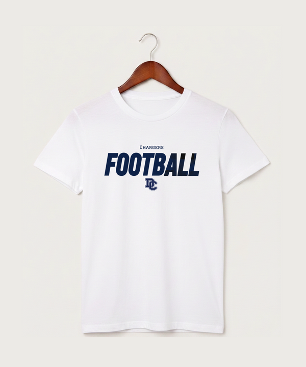 Dassel Cokato High School Football (Boys) - White T-Shirt - Full Front