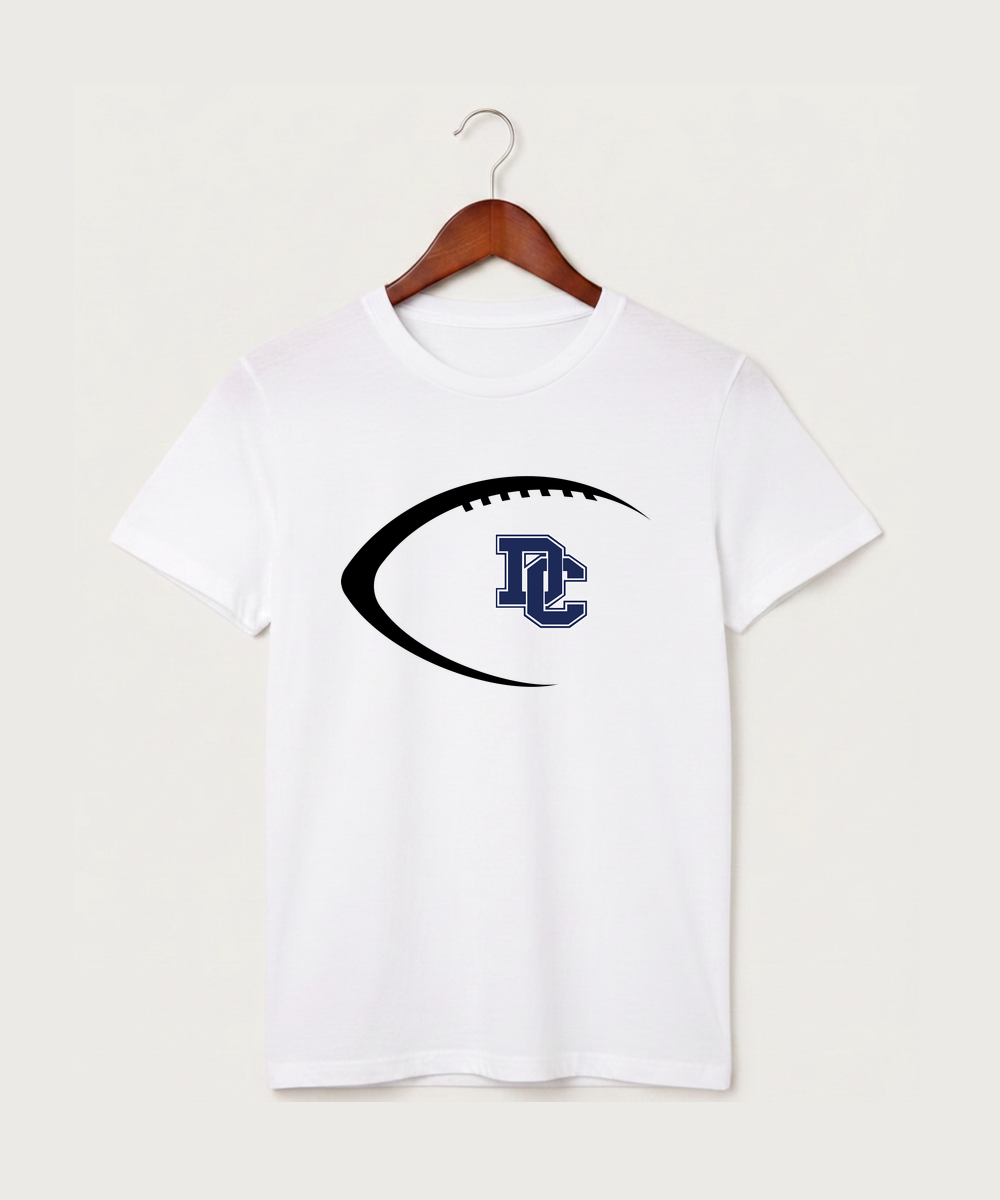 Dassel Cokato High School Football (Boys) - White T-Shirt - Full Front