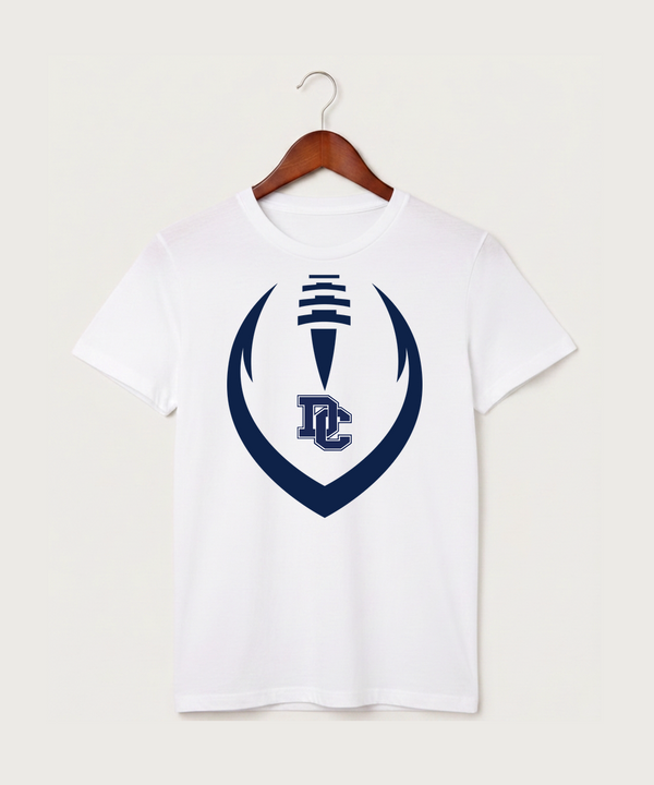 Dassel Cokato High School Football (Boys) - White T-Shirt - Full Front
