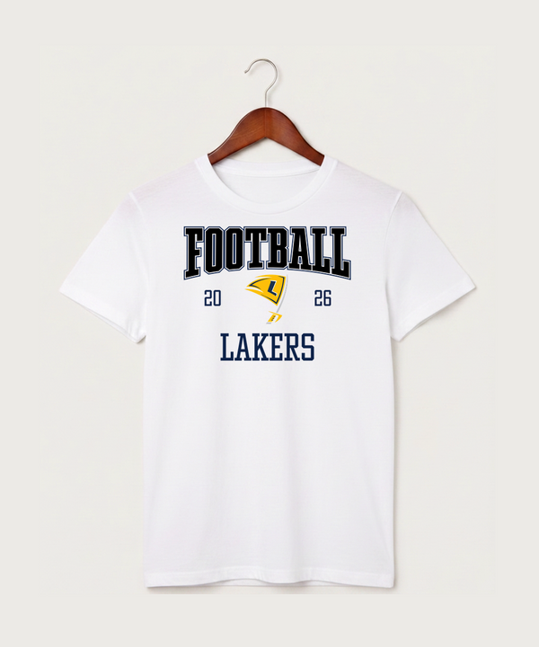 Howard Lake Waverly Winsted High School Football (Boys) - White T-Shirt - Full Front