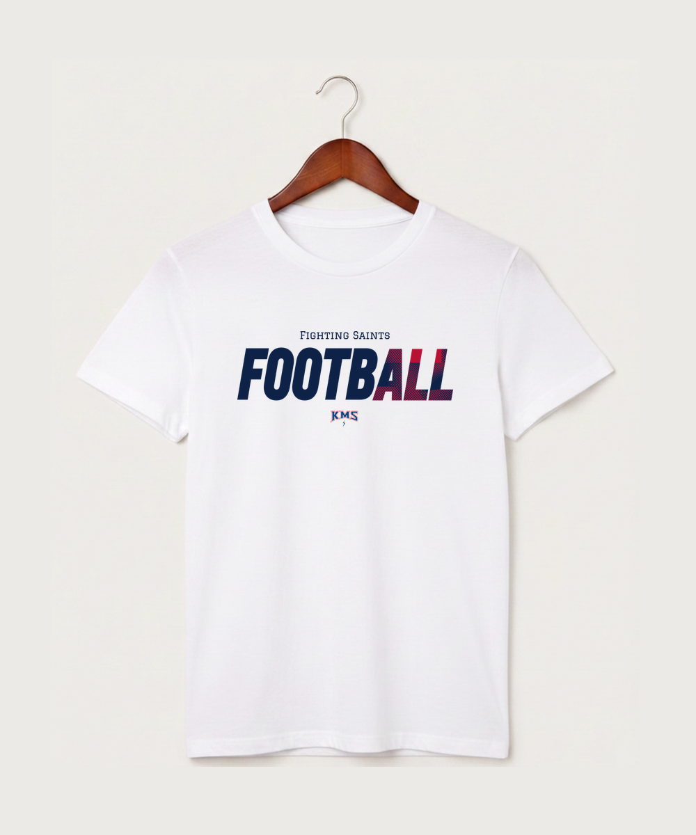 Kerkhoven-Murdock-Sunburg High School Football (Boys) - White T-Shirt - Full Front