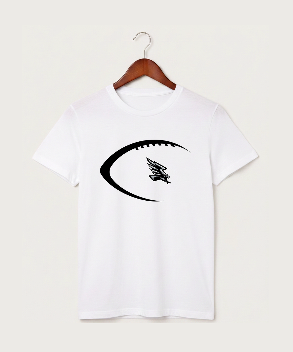 Red Rock Central High School Football (Boys) - White T-Shirt - Full Front