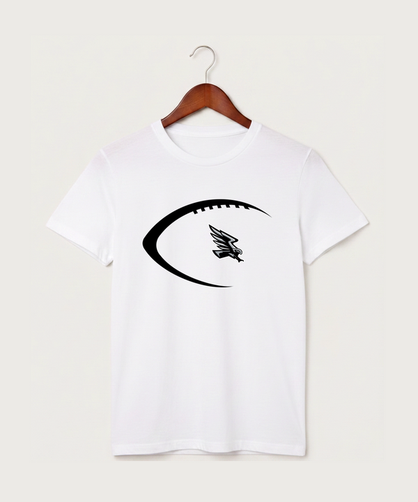 Red Rock Central High School Football (Boys) - White T-Shirt - Full Front