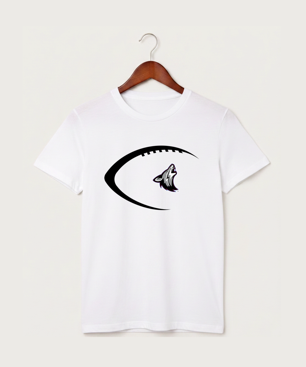 Heron Lake-Okabena High School Football (Boys) - White T-Shirt - Full Front