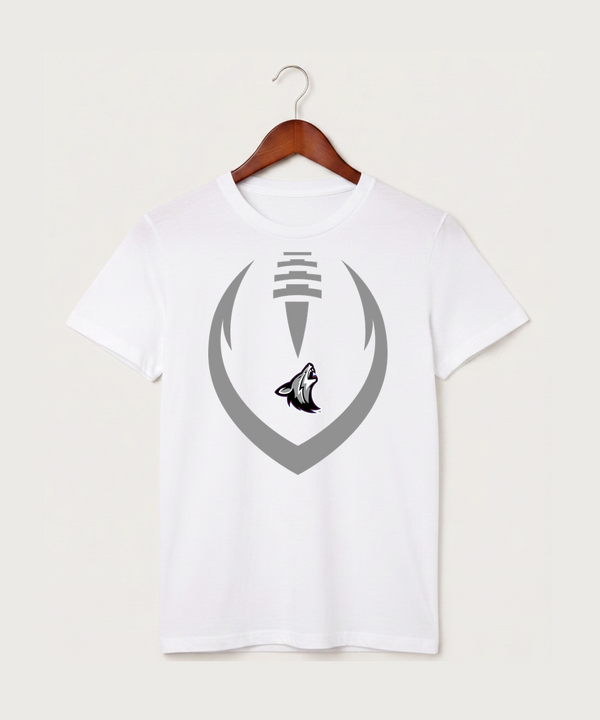 Heron Lake-Okabena High School Football (Boys) - White T-Shirt - Full Front