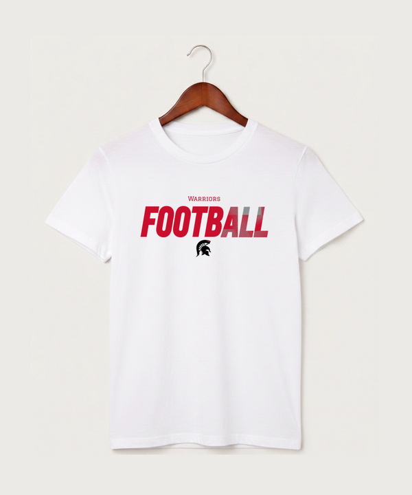 Bold High School Football (Boys) - White T-Shirt - Full Front