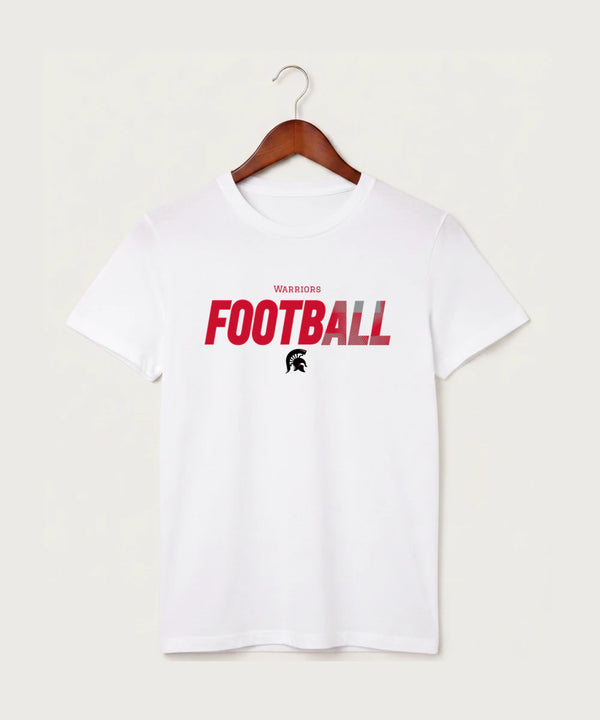Bold High School Football (Boys) - White T-Shirt - Full Front