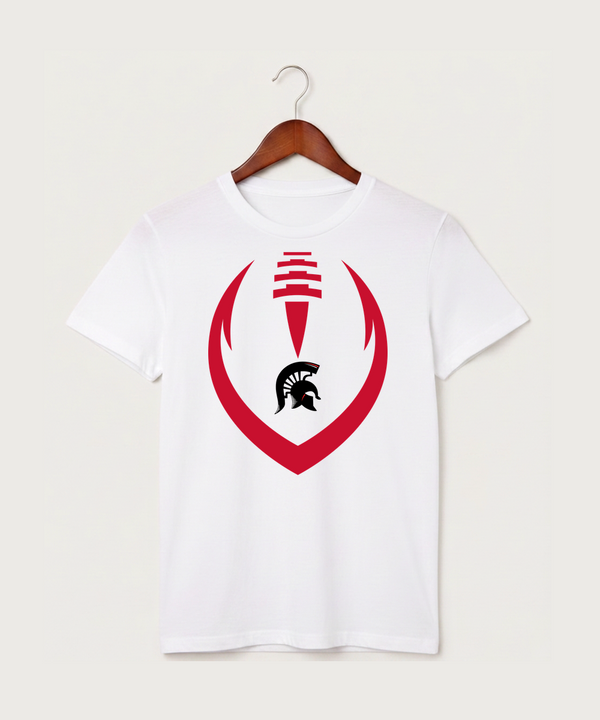 Bold High School Football (Boys) - White T-Shirt - Full Front