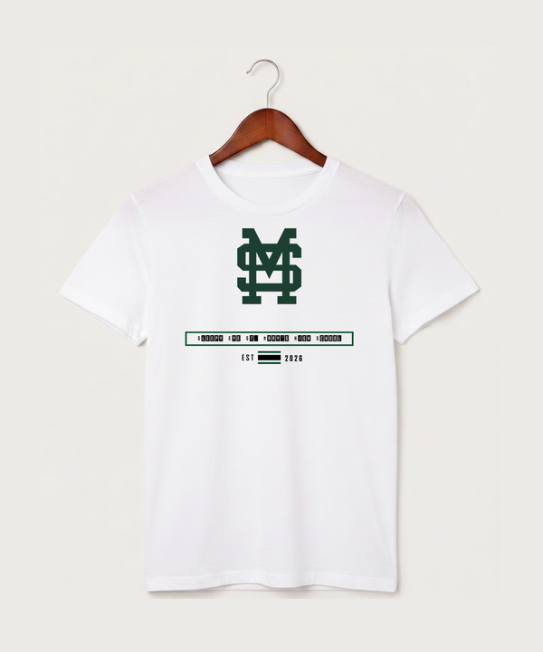 Sleepy Eye St. Mary's High School Athletics - White T-Shirt - Full Front