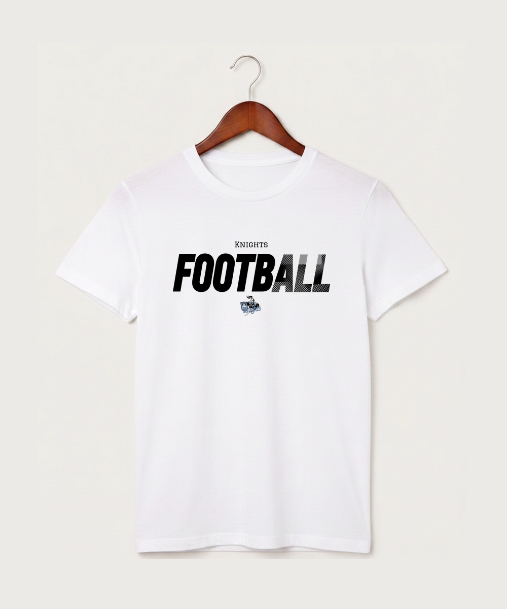 Russell-Tyler-Ruthton High School Football (Boys) - White T-Shirt - Full Front