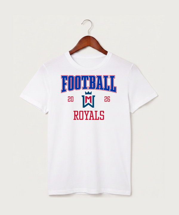 Watertown Mayer High School Football (Boys) - White T-Shirt - Full Front