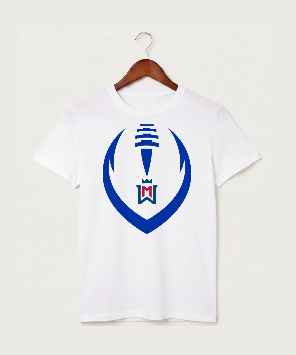 Watertown Mayer High School Football (Boys) - White T-Shirt - Full Front