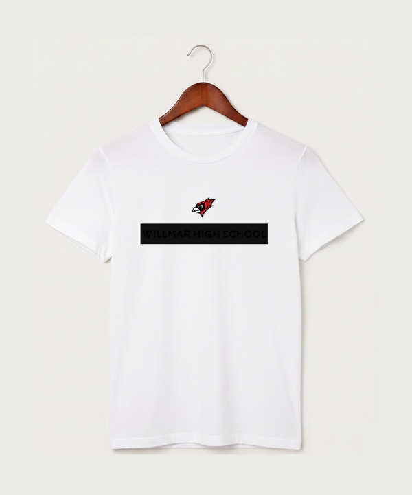 Willmar High School Athletics - White T-Shirt - Full Front