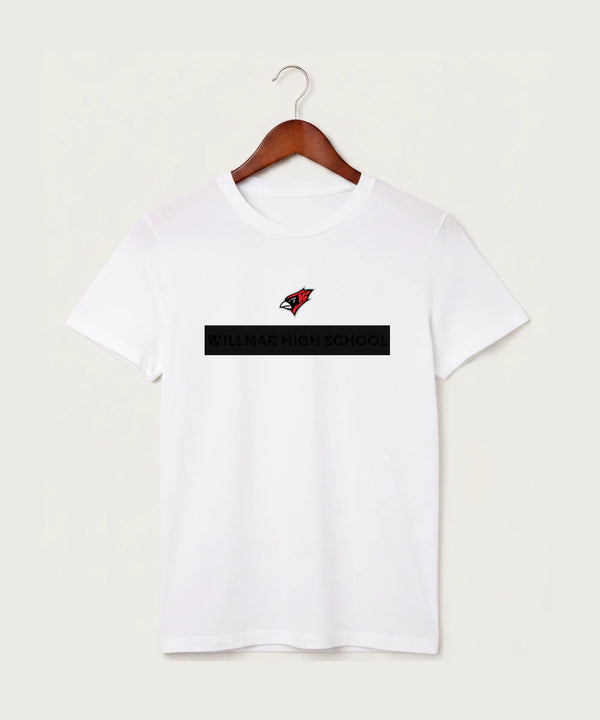 Willmar High School Athletics - White T-Shirt - Full Front
